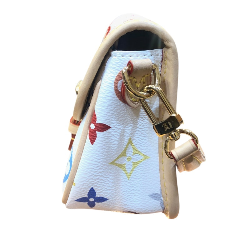 ルイ・ヴィトン LOUIS VUITTON ナノ ディアヌ 村上隆コラボ M14194 マルチカラー GD金具 モノグラム ユニセックス ショルダーバッグ