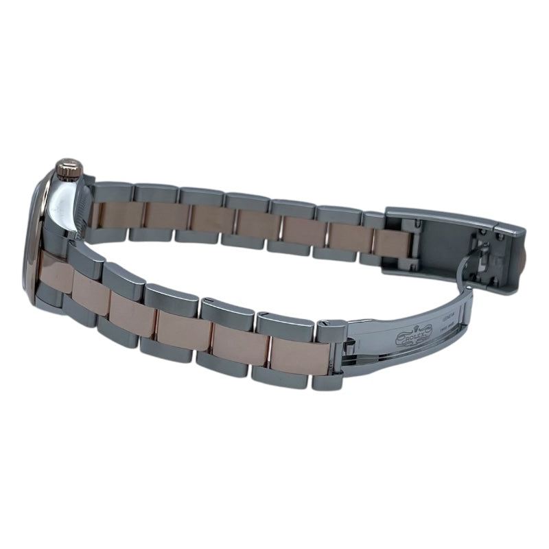 ロレックス ROLEX デイトジャスト28 チョコ 279161 チョコレートブラウン K18PG/SS 自動巻き レディース 腕時計