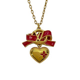 ルイ・ヴィトン LOUIS VUITTON コリエ・ラブ ロマンス ゴールド メタル アクセサリー