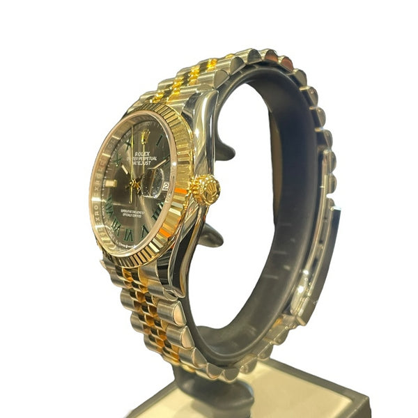 ロレックス ROLEX デイトジャスト36 スレートローマ 126233 スレート ステンレススティール/イエローゴールド 自動巻き メンズ 腕時計