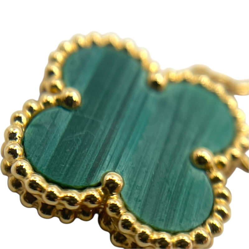 ヴァンクリーフ＆アーペル Van Cleef & Arpels ヴィンテージアルハンブラ ネックレス ゴールド 750/マラカイト ジュエリー