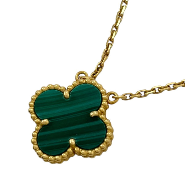 ヴァンクリーフ＆アーペル Van Cleef & Arpels ヴィンテージアルハンブラ ネックレス ゴールド 750/マラカイト ジュエリー