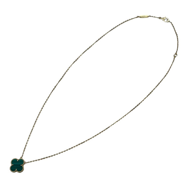 ヴァンクリーフ＆アーペル Van Cleef & Arpels ヴィンテージアルハンブラ ネックレス ゴールド 750/マラカイト ジュエリー
