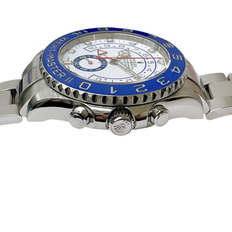ロレックス ROLEX ヨットマスター2 116680 ホワイト SS 自動巻き メンズ 腕時計