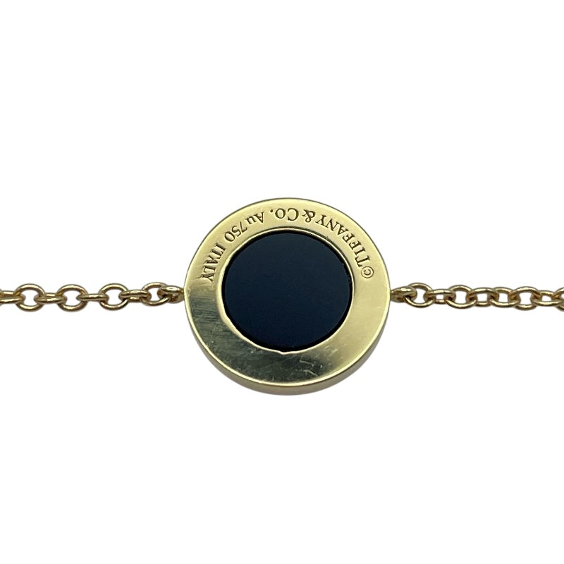 ティファニー TIFFANY＆CO Tサークルダイヤモンドブレスレット ゴールド Au750 ジュエリー