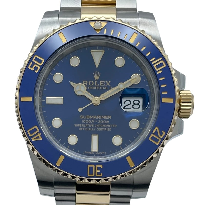 ロレックス ROLEX サブマリーナ 116613LB ブルー YG/SS メンズ 腕時計