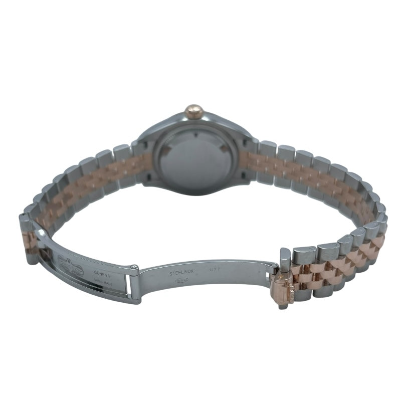 ロレックス ROLEX デイトジャスト28 オリーブグリーン 279171G オリーブグリーン PG/SS レディース 腕時計