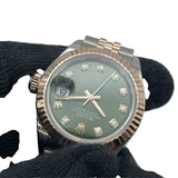 ロレックス ROLEX デイトジャスト28 オリーブグリーン 279171G オリーブグリーン PG/SS レディース 腕時計