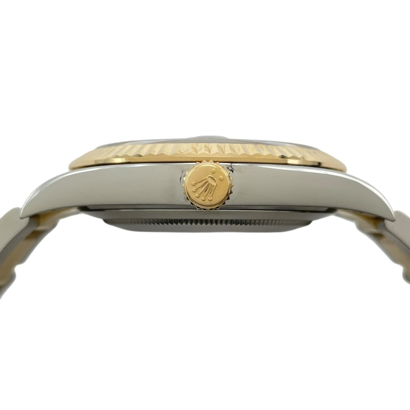 ロレックス ROLEX デイトジャスト41 126333 ブラック K18/SS メンズ 腕時計