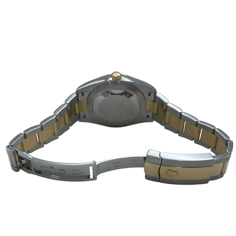 ロレックス ROLEX デイトジャスト41 126333 ブラック K18/SS メンズ 腕時計