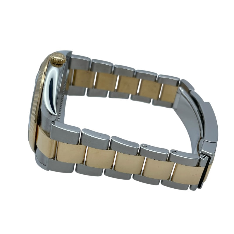 ロレックス ROLEX デイトジャスト41 126333 ブラック K18/SS メンズ 腕時計