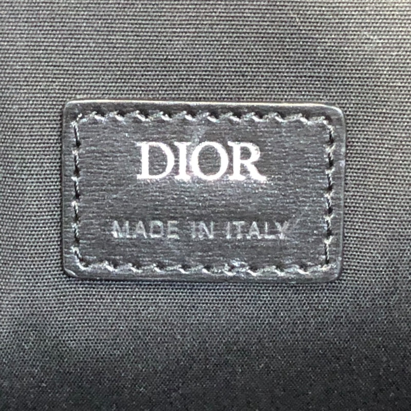 クリスチャン・ディオール Christian Dior CDダイヤモンドサファリトートバッグ 1ESSH224CDP ブラック/シルバー金具 PVC メンズ トートバッグ
