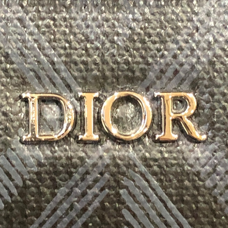 クリスチャン・ディオール Christian Dior CDダイヤモンドサファリトートバッグ 1ESSH224CDP ブラック/シルバー金具 PVC メンズ トートバッグ