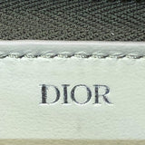 クリスチャン・ディオール Christian Dior CDIconロングジップウォレット 2ESBC252CDI カーキ/シルバー金具 レザー ユニセックス 長財布