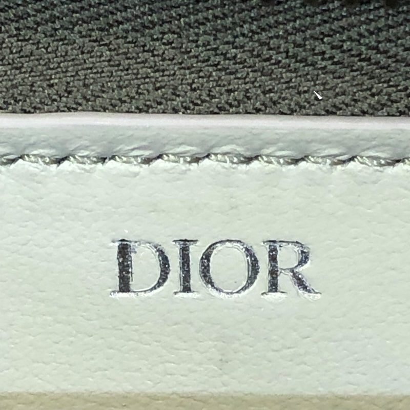 クリスチャン・ディオール Christian Dior CDIconロングジップウォレット 2ESBC252CDI カーキ/シルバー金具 レザー ユニセックス 長財布