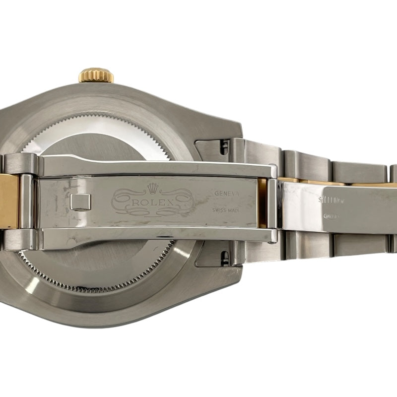 ロレックス ROLEX デイトジャスト2 ストレート 116333 グレー K18/SS 自動巻き メンズ 腕時計