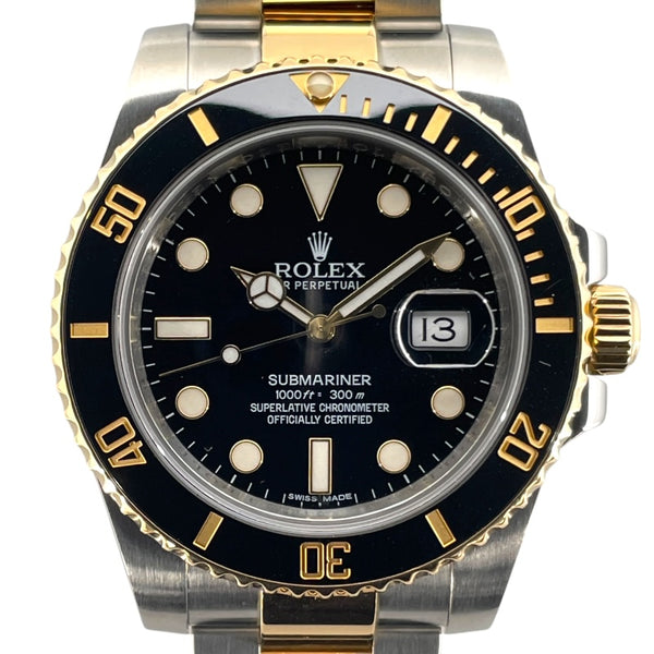 ロレックス ROLEX サブマリーナ 116613LN ブラック K18/SS 自動巻き メンズ 腕時計