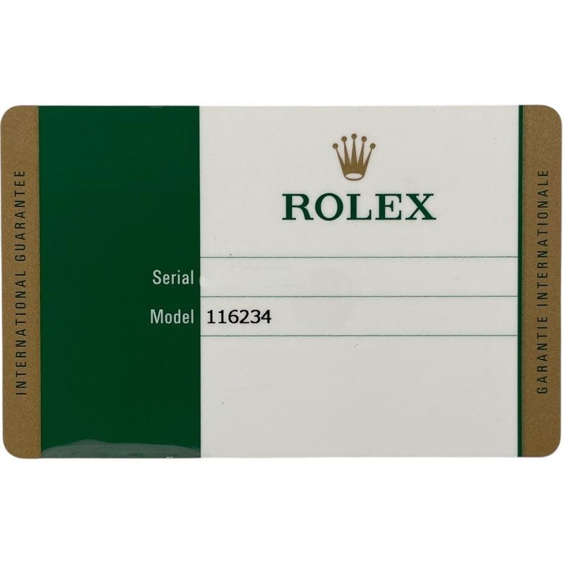 ロレックス ROLEX デイトジャスト 116234 ホワイト WG/SS 自動巻き メンズ 腕時計