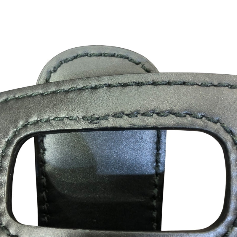 クリスチャン・ディオール Christian Dior D-FENCE ショルダーバッグ ブラック/ゴールド金具 レザー レディース ショルダーバッグ