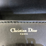 クリスチャン・ディオール Christian Dior D-FENCE ショルダーバッグ ブラック/ゴールド金具 レザー レディース ショルダーバッグ