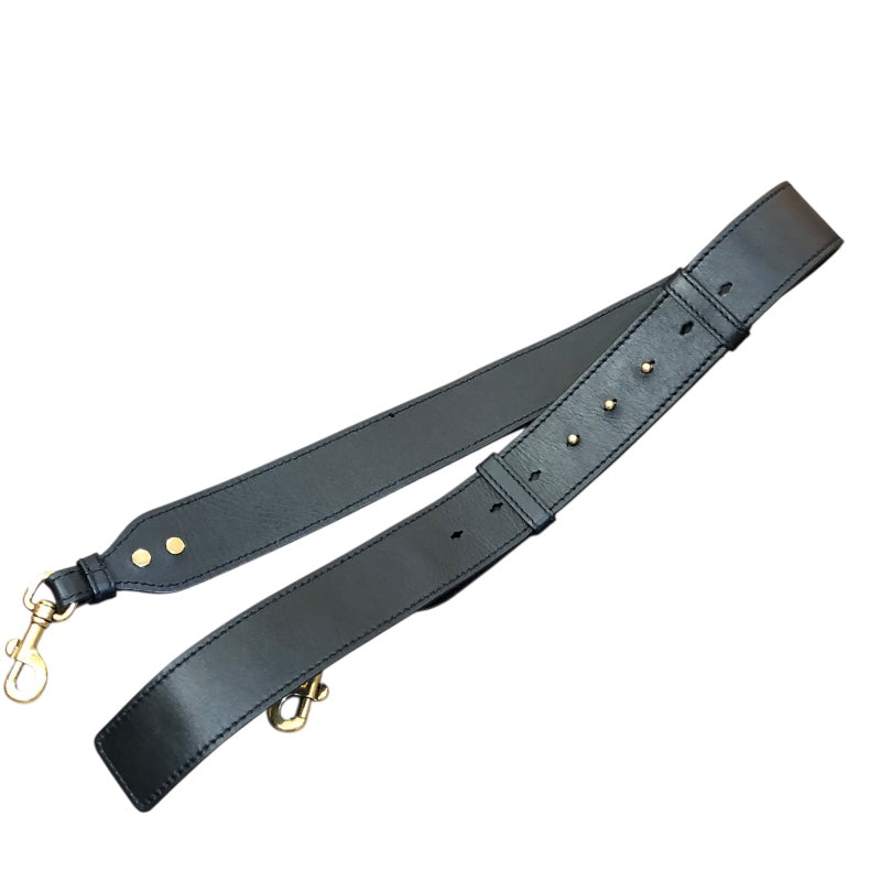 クリスチャン・ディオール Christian Dior D-FENCE ショルダーバッグ ブラック/ゴールド金具 レザー レディース ショルダーバッグ