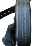 クリスチャン・ディオール Christian Dior D-FENCE ショルダーバッグ ブラック/ゴールド金具 レザー レディース ショルダーバッグ