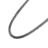 6面ダブル喜平ネックレス ホワイトゴールド K18 ジュエリー