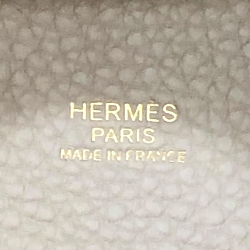 エルメス HERMES ピコタンロックPM U刻印 べトン/ゴールド金具 トリヨン レディース ハンドバッグ