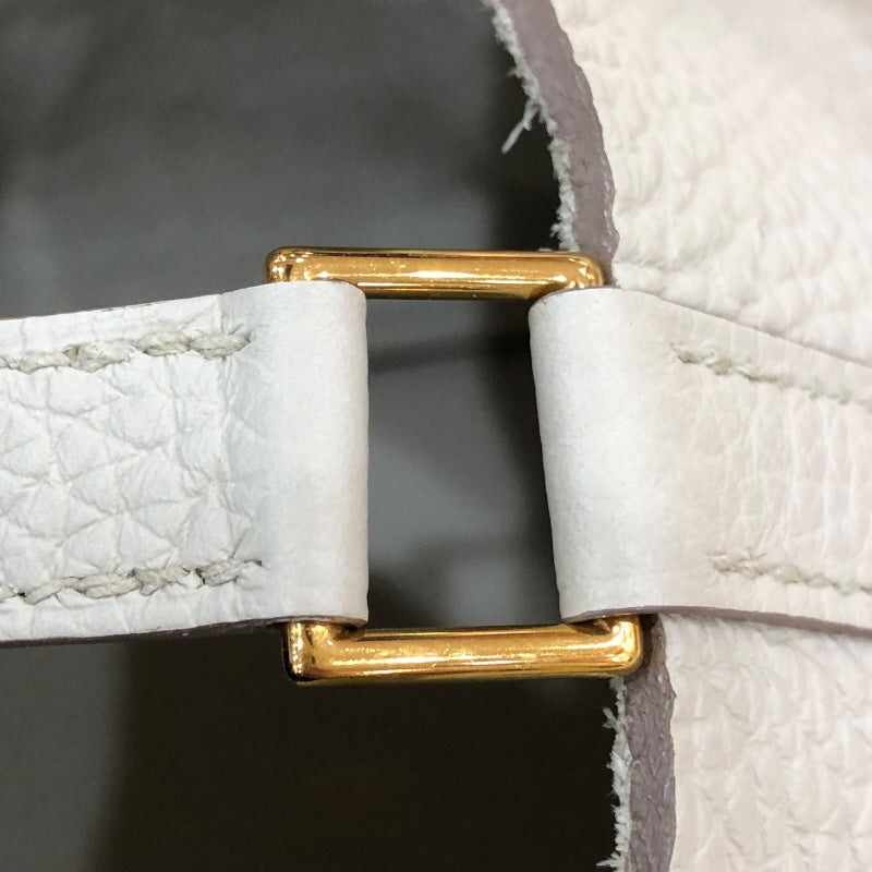 エルメス HERMES ピコタンロックPM U刻印 べトン/ゴールド金具 トリヨン レディース ハンドバッグ