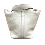 エルメス HERMES ピコタンロックPM U刻印 べトン/ゴールド金具 トリヨン レディース ハンドバッグ