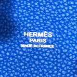 エルメス HERMES ピコタンロックPM Y刻印 ブルーフランス/シルバー金具 トリヨン レディース ハンドバッグ