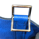 エルメス HERMES ピコタンロックPM Y刻印 ブルーフランス/シルバー金具 トリヨン レディース ハンドバッグ