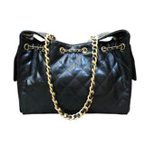 シャネル CHANEL CHANEL25 スモール AS5293 ブラック/ゴールド金具 カーフ シャイニーカーフ レディース ショルダーバッグ