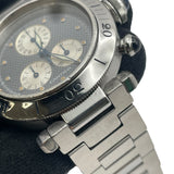 カルティエ Cartier パシャ クロノリフレックス W3101955 グレー SS クオーツ ユニセックス 腕時計