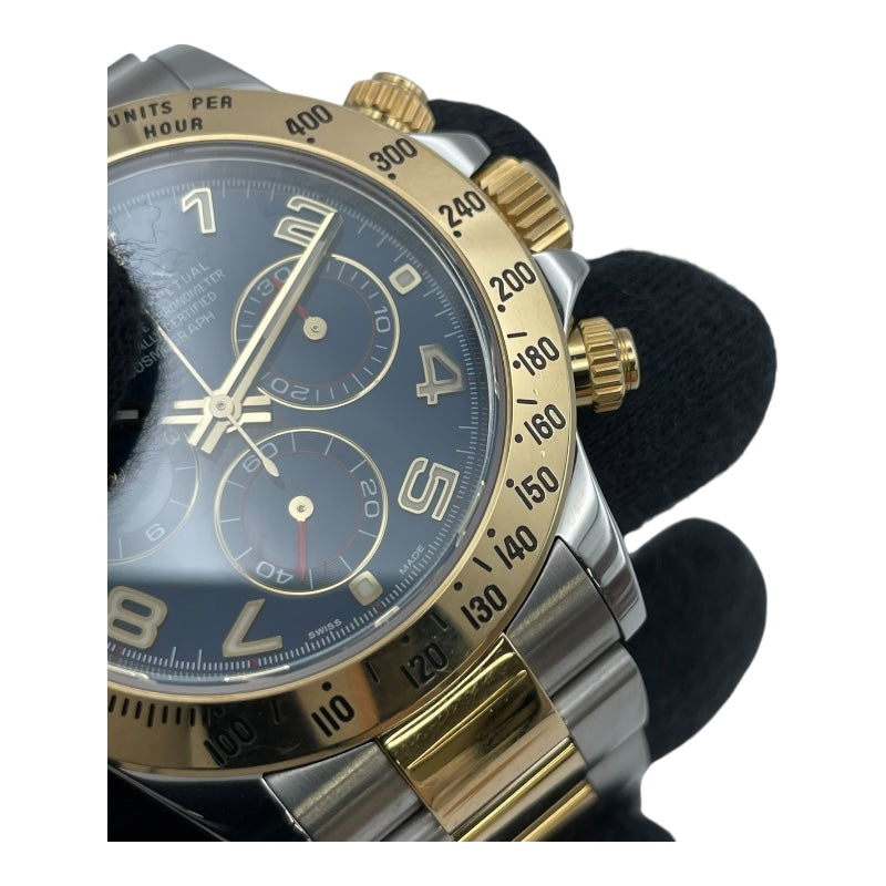 ロレックス ROLEX デイトナ 116523 ネイビー K18YG/SS 自動巻き メンズ 腕時計