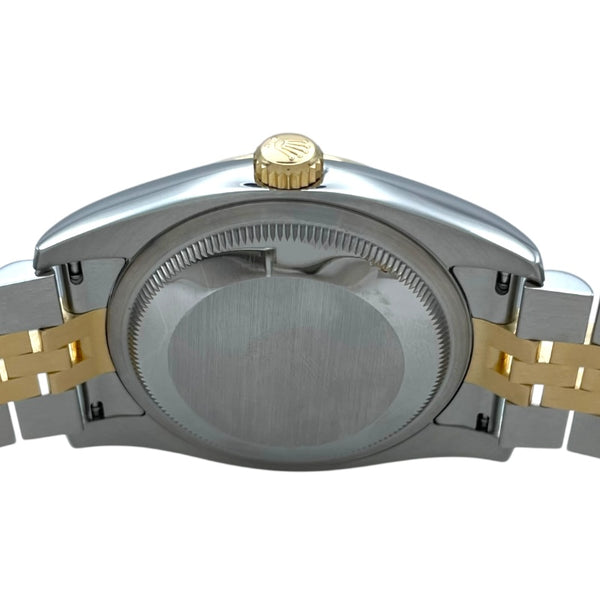 ロレックス ROLEX デイトジャスト36 116233G グレー K18YG/SS 自動巻き メンズ 腕時計