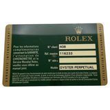 ロレックス ROLEX デイトジャスト36 116233G グレー K18YG/SS 自動巻き メンズ 腕時計