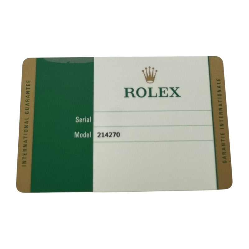 ロレックス ROLEX エクスプローラー１ 214270 ブラック SS 自動巻き メンズ 腕時計