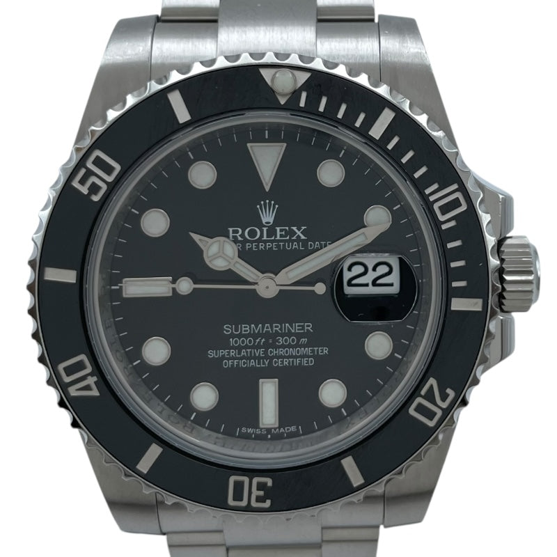 ロレックス ROLEX サブマリーナ 116610LN ブラック SS 自動巻き メンズ 腕時計