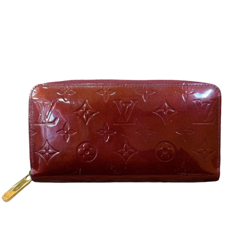 【美品】モノグラム・ヴェルニ ジッピーウォレット M61379 マゼンタ ルイ・ヴィトン LOUIS VUITTON ジッピーウォレット M61379 マゼンタ