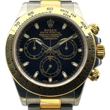 ロレックス ROLEX デイトナ 116403 ブラック K18/SS メンズ 腕時計