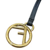 フェンディ FENDI ポンポンチャーム ブラック　ゴールド ファー アクセサリー