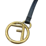 フェンディ FENDI ポンポンチャーム ブラック　ゴールド ファー アクセサリー