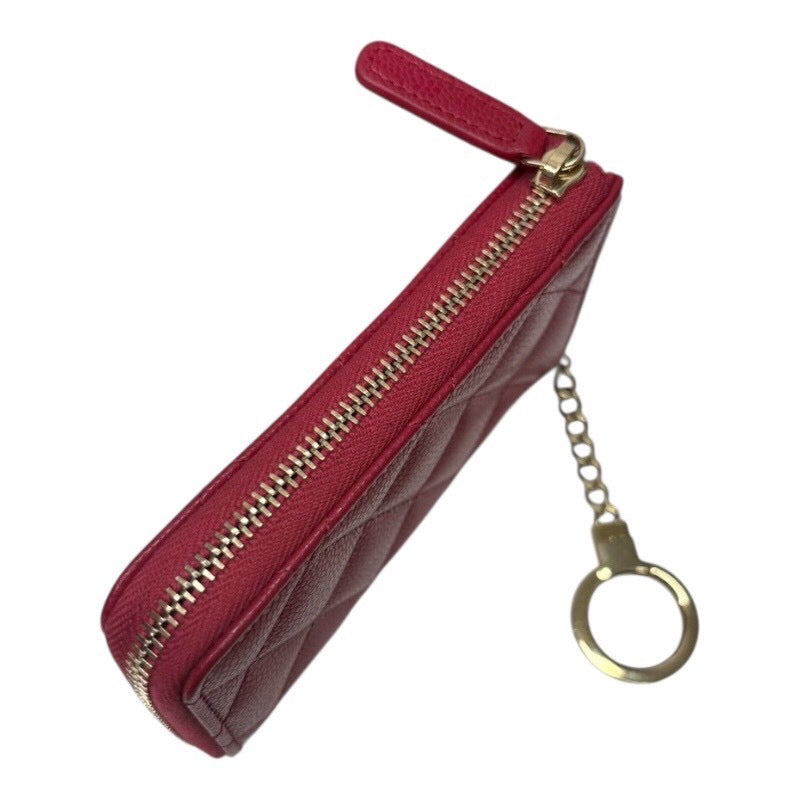 CHANEL シャネル マトラッセ ケースキーリング付きブルーゴールド金具 シャネル4連キーケース 14143 黄 ゴールド金具 レディース キーケース