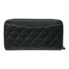 シャネル CHANEL マトラッセクラシックロングフラップウォレット AP0242 ブラック シルバー金具 キャビアスキン ユニセックス 長財布