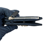シャネル CHANEL ココマークコンパクトウォレット AP4181 ブラック ゴールド金具 キャビアスキン レディース 二つ折り財布
