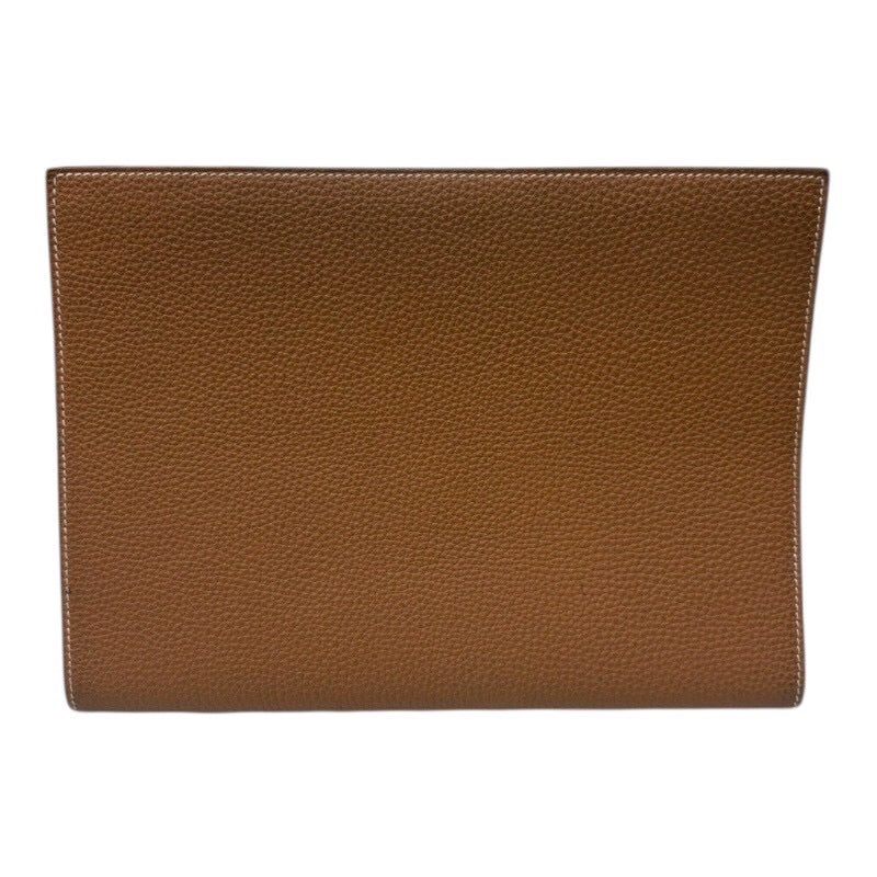 エルメス HERMES ノートカバー EAジップA5 U刻 ゴールド トゴ ユニ
