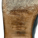エルメス HERMES ジャンピング ケリー金具レザーロングブーツ ブラック レザー レディース ブーツ