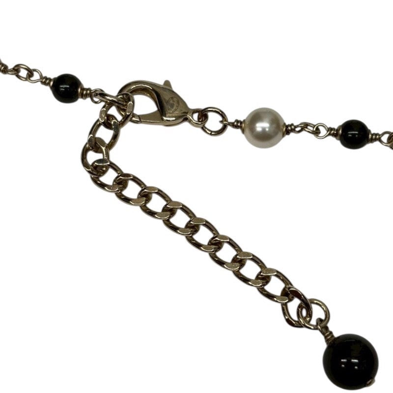 シャネル CHANEL ライオンモチーフネックレス メッキ ラインストーン