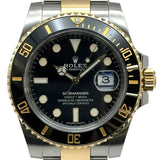 ロレックス ROLEX サブマリーナ 116613LN ブラック ゴールド/ステンレススチール 自動巻き メンズ 腕時計